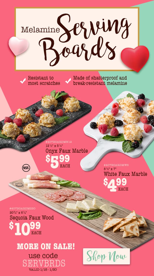 Melamine Serving Boards
