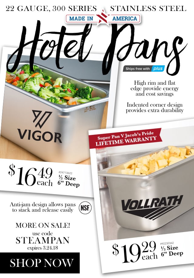 Stainless Steel Hotel Pans