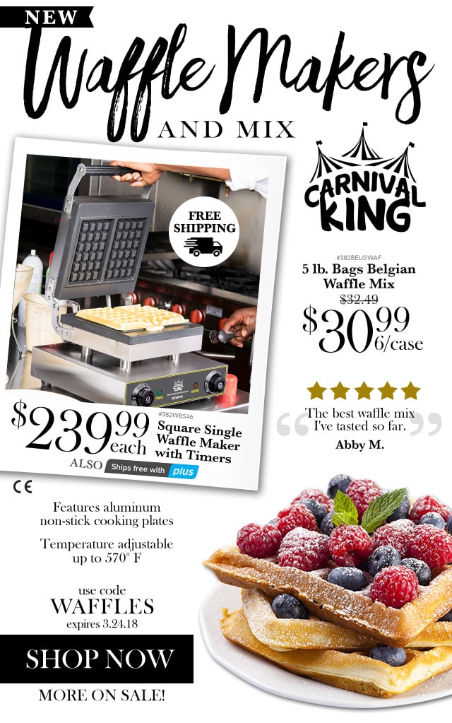 Waffle Makers and Mix