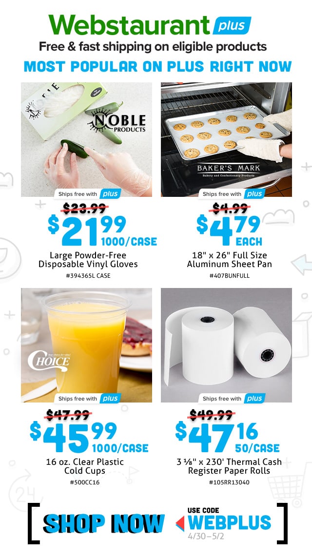 Popular on Webstaurant Plus