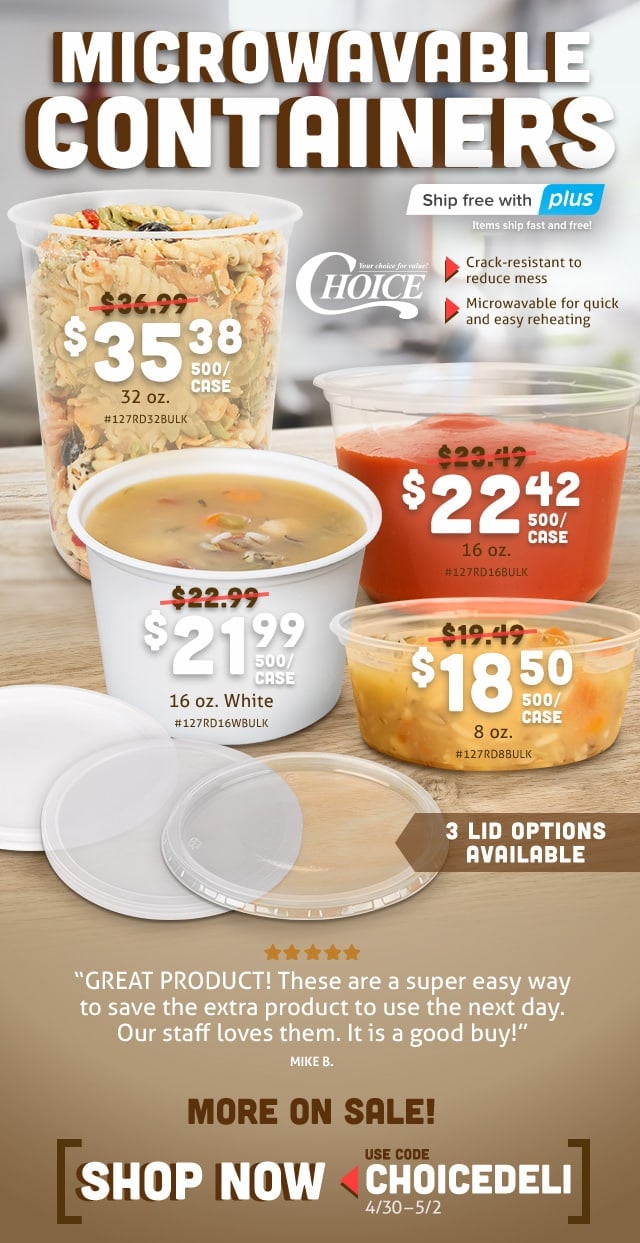 Microwavable Containers