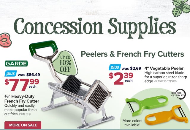 Peelers and French Fry Cutters