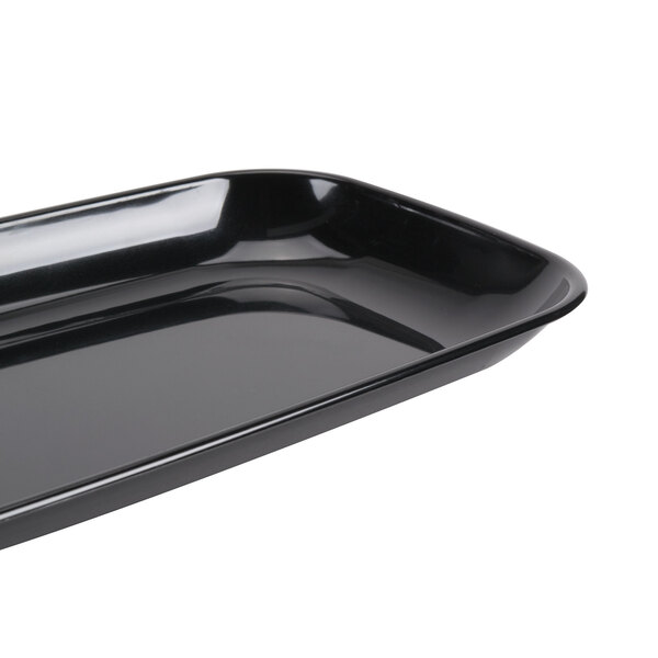 50 x Sabert Medium Black Plastic Rectangle Serving Buffet Platters 46x30cm