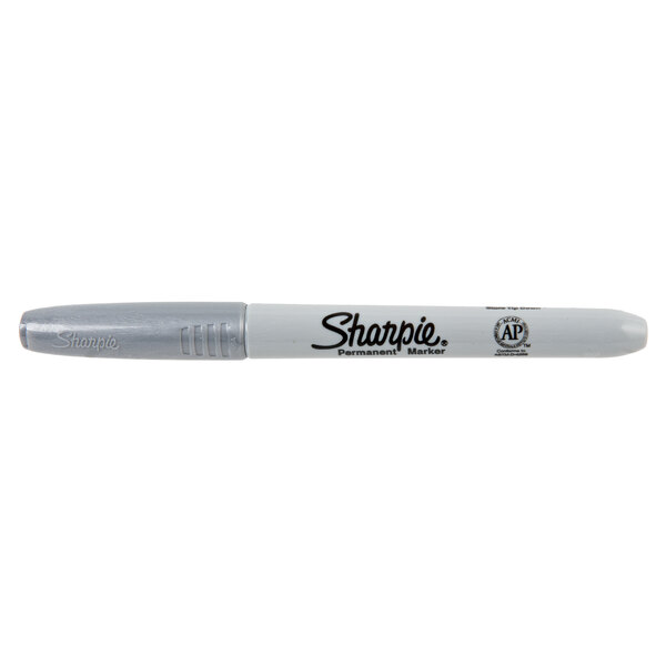 Sharpie 30072 Fine Permanent Markers Metallic Silver 36 Count 