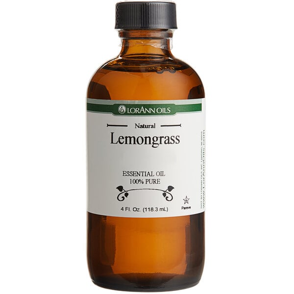 Lorann Oils 4 Oz All Natural Lemongrass Super Strength Flavor