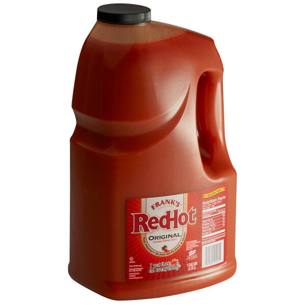 omfattende Snuble At interagere Frank's RedHot 1 Gallon Original Hot Sauce - 4/Case