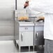 Cooking Performance Group FCPG15 Liquid Propane 15 lb. Countertop Fryer - 26,500 BTU Main Thumbnail 1