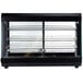Avantco HDC-26 26" Self/Full Service 3 Shelf Countertop Heated Display Case with Sliding Doors - 120V, 1500W Main Thumbnail 4