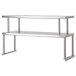 Advance Tabco TOS-2-18 Stainless Steel Double Overshelf - 18" x 31 13/16" Main Thumbnail 1