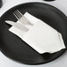 Choice White Linen-Feel 1/8 Fold Dinner Napkin - 800/Case Main Thumbnail 5