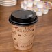 Choice 8 oz. Café Print Poly Paper Hot Cup - 50/Pack Main Thumbnail 4