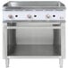 Cooking Performance Group 36GMSBNL 36" Gas Griddle with Manual Controls and Cabinet Base - 90,000 BTU Main Thumbnail 2