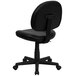Flash Furniture BT-688-BK-GG Mid-Back Black Leather Ergonomic Office Chair / Task Chair Main Thumbnail 3