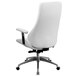 Flash Furniture BT-90068H-WH-GG High-Back White Leather Executive Swivel Office Chair with Padded Chrome Arms Main Thumbnail 3