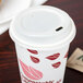 EcoChoice 8 oz. Tall White Compostable Paper Hot Cup Lid - 50/Pack Main Thumbnail 6
