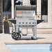Crown Verity MCB-72RDP Natural Gas 72" Mobile Outdoor Grill with Roll Dome Package Main Thumbnail 2
