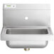 Regency 17" x 15" Wall Mounted Hand Sink for Hands-Free Faucet Main Thumbnail 4