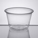 Choice 4 oz. Clear Plastic Souffle Cup / Portion Cup - 2500/Case Main Thumbnail 3
