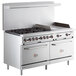 Cooking Performance Group S60-G24-N Natural Gas 6 Burner 60" Range with 24" Griddle and 2 Standard Ovens - 280,000 BTU Main Thumbnail 3