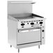 Wolf C36C-36GTP Challenger XL Series Liquid Propane 36" Thermostatic Range with Griddle and Convection Oven - 95,000 BTU Main Thumbnail 1