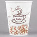 Choice 12 oz. Double Wall Bean Print Paper Hot Cup - 500/Case Main Thumbnail 3