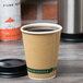 EcoChoice 12 oz. Double Wall Kraft Compostable Paper Hot Cup - 500/Case Main Thumbnail 1