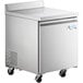Avantco SS-WT-27R-HC 27" Worktop Refrigerator with 3 1/2" Backsplash Main Thumbnail 3