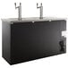 Avantco UDD-60-HC (2) Double Tap Kegerator Beer Dispenser - Black, (2) 1/2 Keg Capacity Main Thumbnail 4