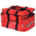 ServIt Heavy-Duty Insulated Red Nylon Sandwich / Take-Out Delivery Bag Main Thumbnail 3