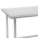 Advance Tabco TAG-3011 30" x 132" 16 Gauge Open Base Stainless Steel Commercial Work Table Main Thumbnail 2