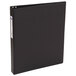 Avery 4301 Black Economy Non-View Binder with 1" Round Rings and Spine Label Holder Main Thumbnail 1