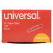 Universal UNV72210 Silver Smooth Finish #1 Standard Paper Clip - 1000/Pack Main Thumbnail 3