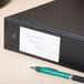 Avery 4501 Black Economy Non-View Binder with 2" Round Rings and Spine Label Holder Main Thumbnail 4