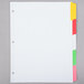 Universal UNV20816 Multi-Color 5-Tab Write-On/Erasable Dividers Main Thumbnail 2