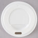 Choice 4 oz. White Hot Paper Cup Travel Lid - 100/Pack Main Thumbnail 3