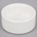American Metalcraft PSLT2 1.1 oz. White Round Porcelain Salt and Pepper Dish Main Thumbnail 2