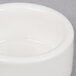 American Metalcraft PSLT2 1.1 oz. White Round Porcelain Salt and Pepper Dish Main Thumbnail 5