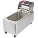 Cecilware EL6 Stainless Steel Electric Commercial Countertop Deep Fryer with 6 lb. Fry Tank - 120V, 1800W Main Thumbnail 7