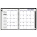 DayMinder G400H00 Premiere 6 7/8" x 8 5/8" Black January 2022 - December 2022 Hardcover Monthly Planner Main Thumbnail 2