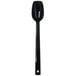 Carlisle 447003 10" Polycarbonate Black Solid Serving Spoon Main Thumbnail 2