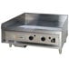 Anets A30X24AGC 24" Natural Gas Chrome Countertop Griddle with Thermostatic Controls - 80,000 BTU Main Thumbnail 1