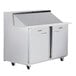 Traulsen UPT488-LR 48" 1 Left Hinged 1 Right Hinged Door Refrigerated Sandwich Prep Table Main Thumbnail 4