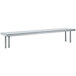 Advance Tabco OTS-12-72 12" x 72" Table Mounted Single Deck Stainless Steel Shelving Unit Main Thumbnail 1