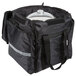 ServIt Insulated Food Delivery Bag, Black Soft-Sided Heavy-Duty Nylon with White Cold Crock, Lid and Ice Pack, 13" x 13" x 15 1/2" Main Thumbnail 3