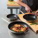 Vigor 9 1/2" Stainless Steel Non-Stick Fry Pan with Aluminum-Clad Bottom and Excalibur Coating Main Thumbnail 4