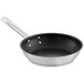 Vigor 9 1/2" Stainless Steel Non-Stick Fry Pan with Aluminum-Clad Bottom and Excalibur Coating Main Thumbnail 3