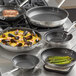 Vigor 9 1/2" Stainless Steel Non-Stick Fry Pan with Aluminum-Clad Bottom and Excalibur Coating Main Thumbnail 5