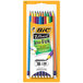 Bic PGEP181 Xtra Fun Assorted Two-Tone Barrel Color 0.7mm HB Lead #2 Pencil - 18/Pack Main Thumbnail 2