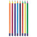Bic PGEP181 Xtra Fun Assorted Two-Tone Barrel Color 0.7mm HB Lead #2 Pencil - 18/Pack Main Thumbnail 1