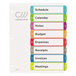 Avery 11841 Ready Index 8-Tab Multi-Color Customizable Table of Contents Dividers Main Thumbnail 2